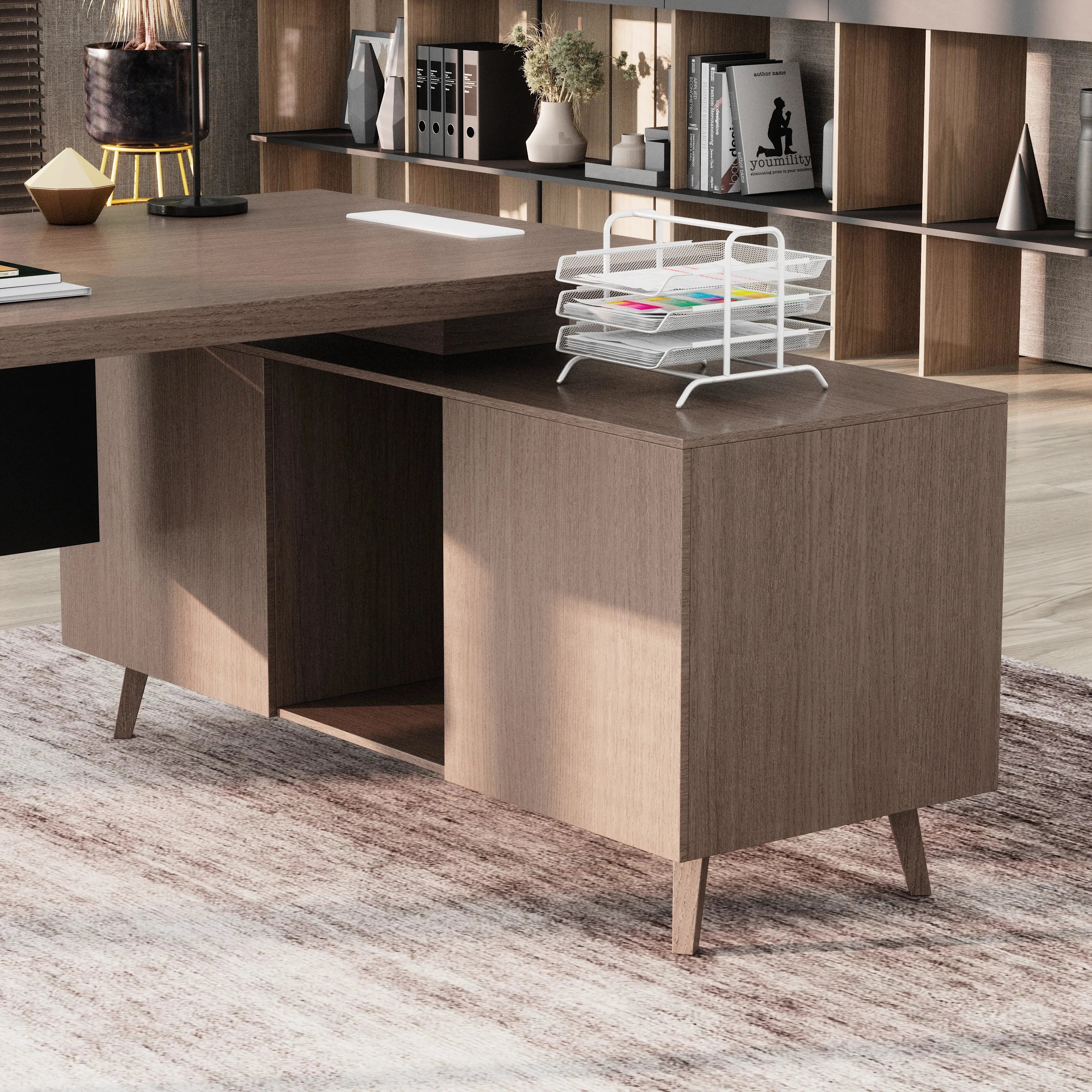 Granger · Modern L-Shaped Executive Desk