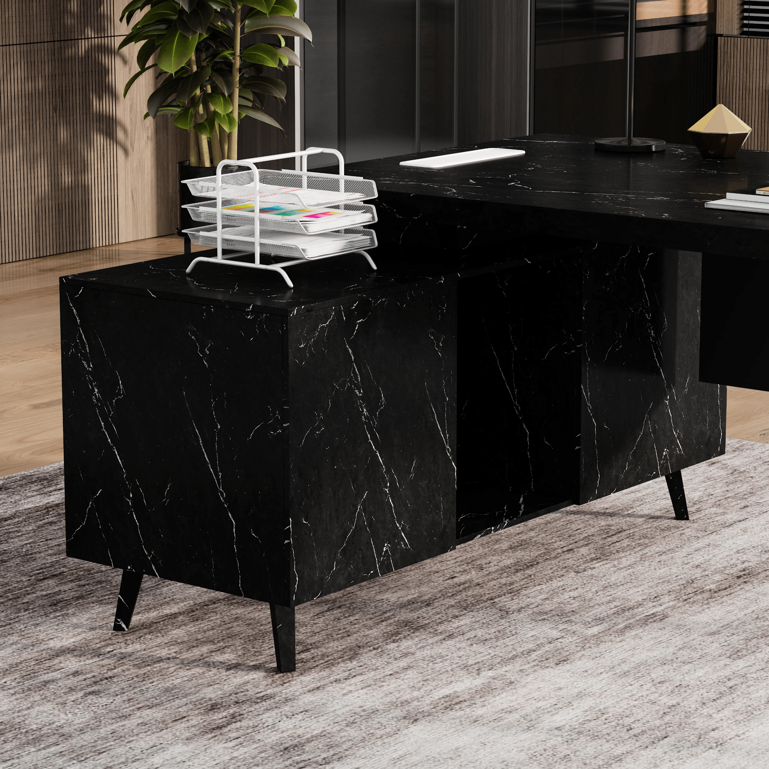 Granger · Modern L-Shaped Executive Desk