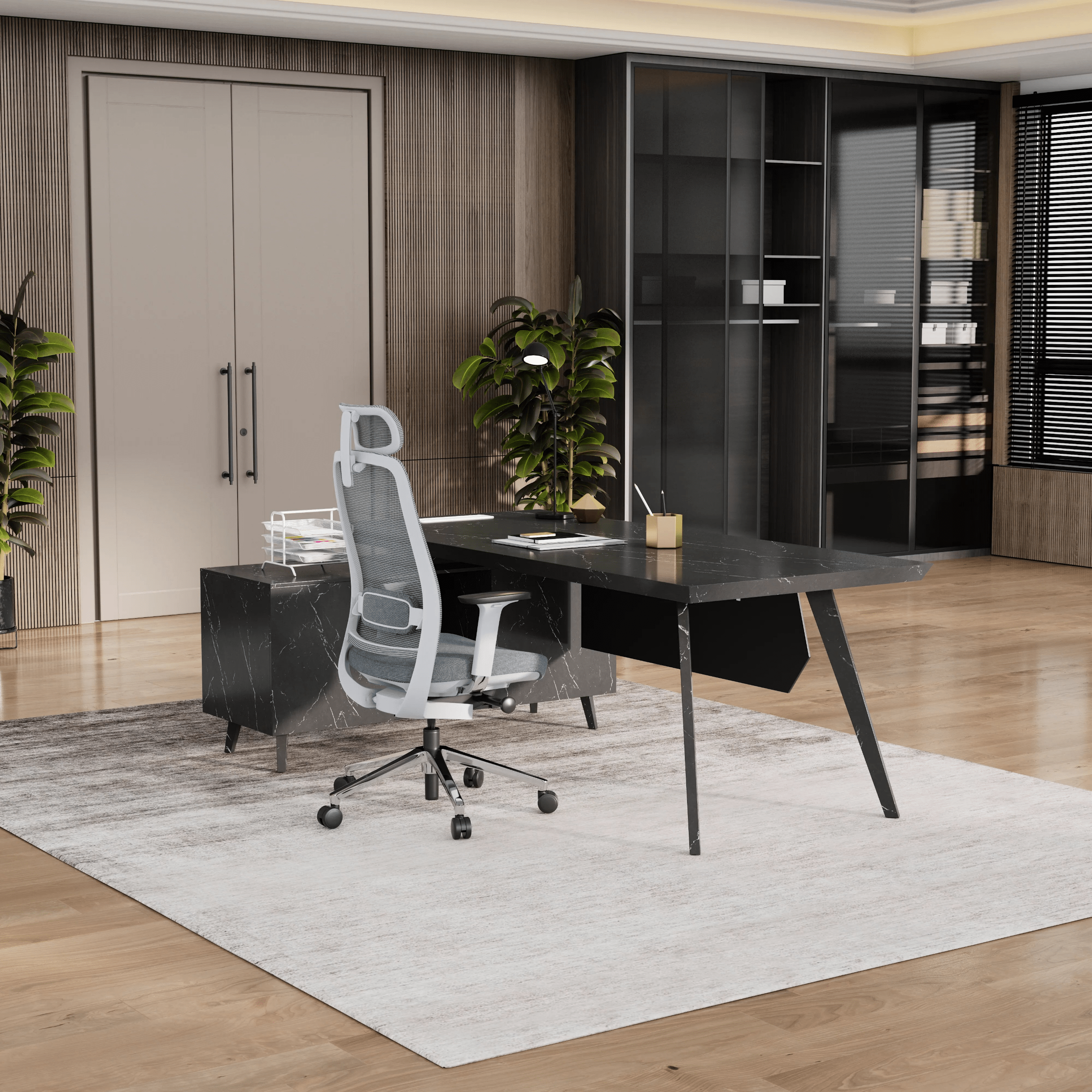 Granger · Modern L-Shaped Executive Desk