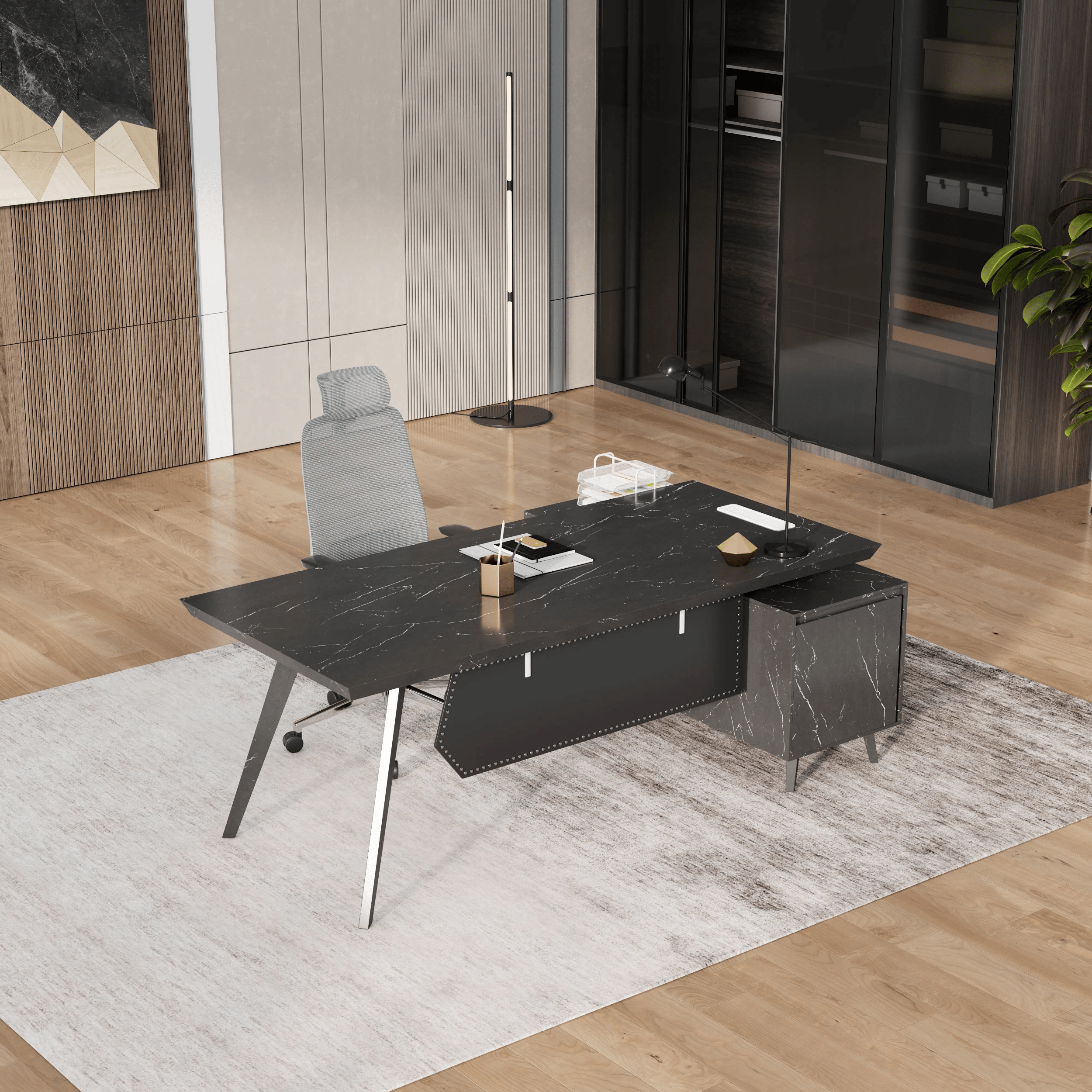 Granger · Modern L-Shaped Executive Desk