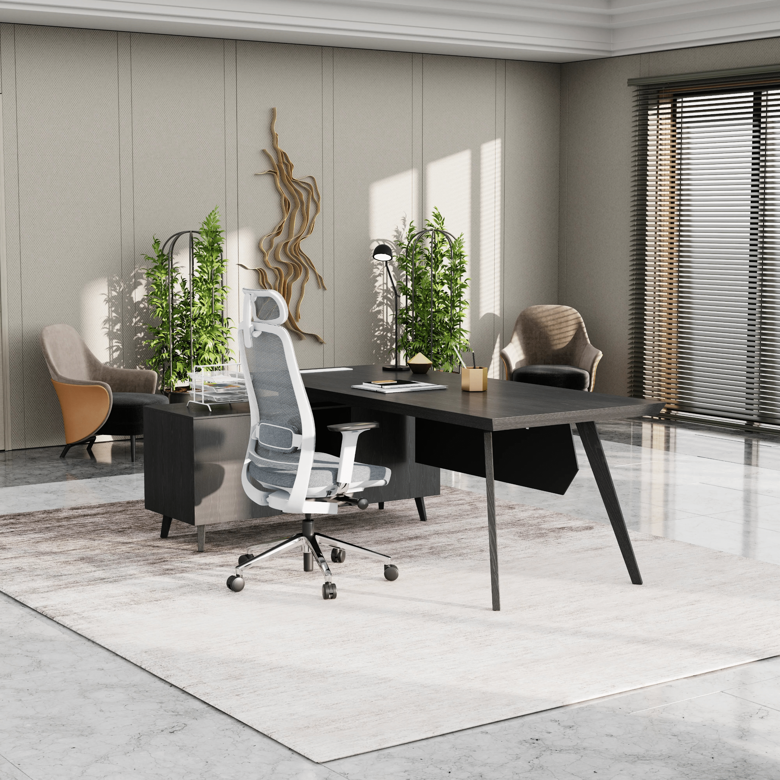 Granger · Modern L-Shaped Executive Desk