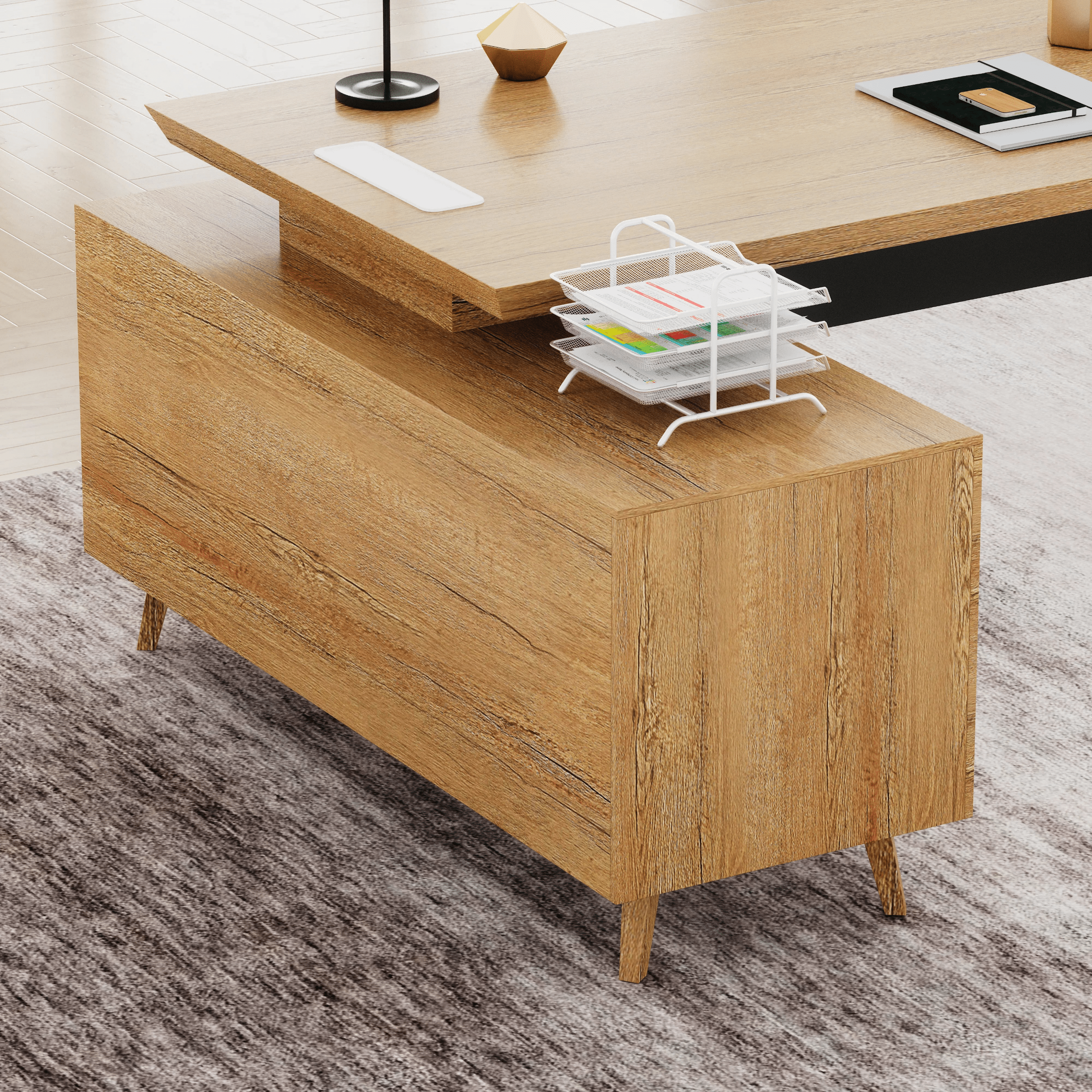 Granger · Modern L-Shaped Executive Desk