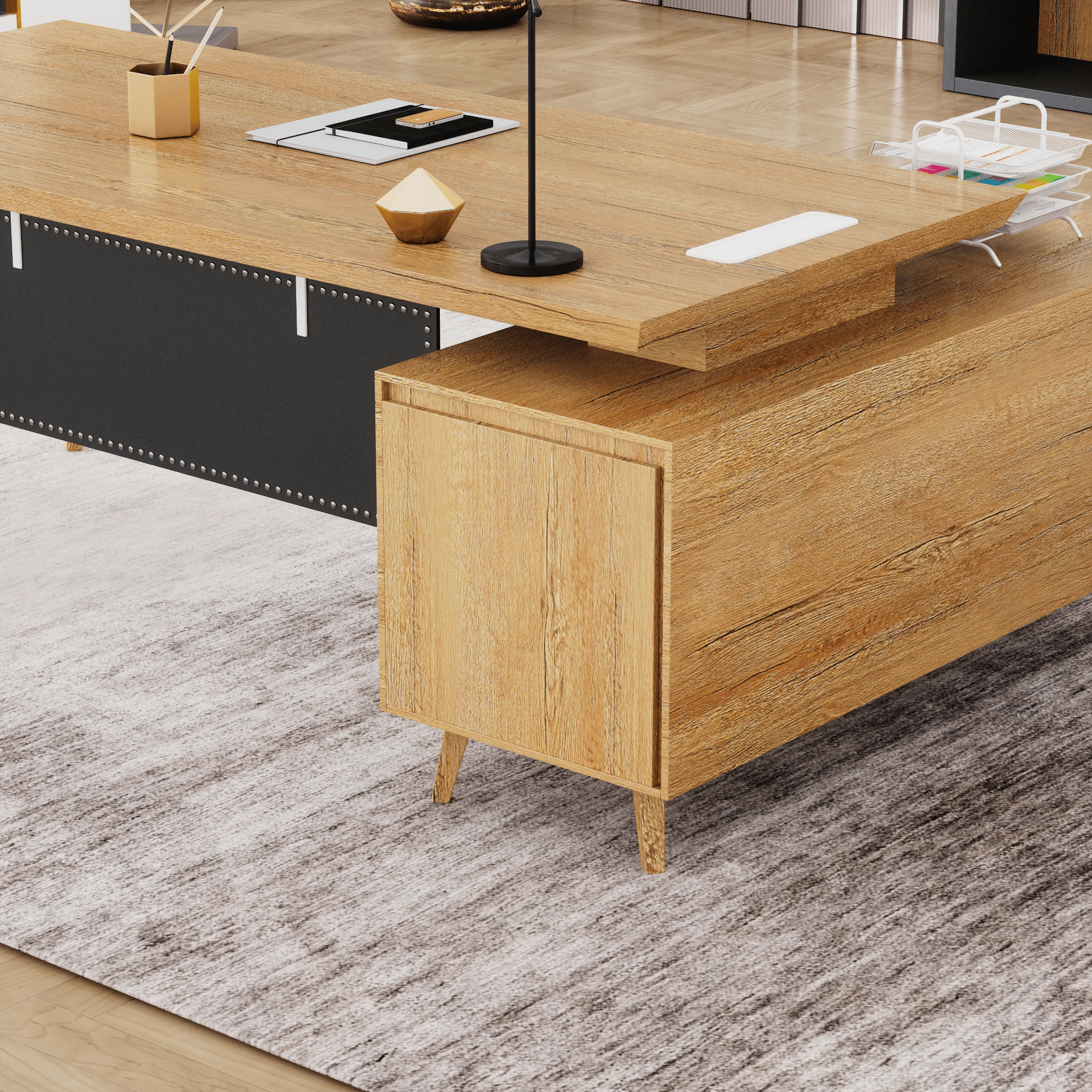 Granger · Modern L-Shaped Executive Desk