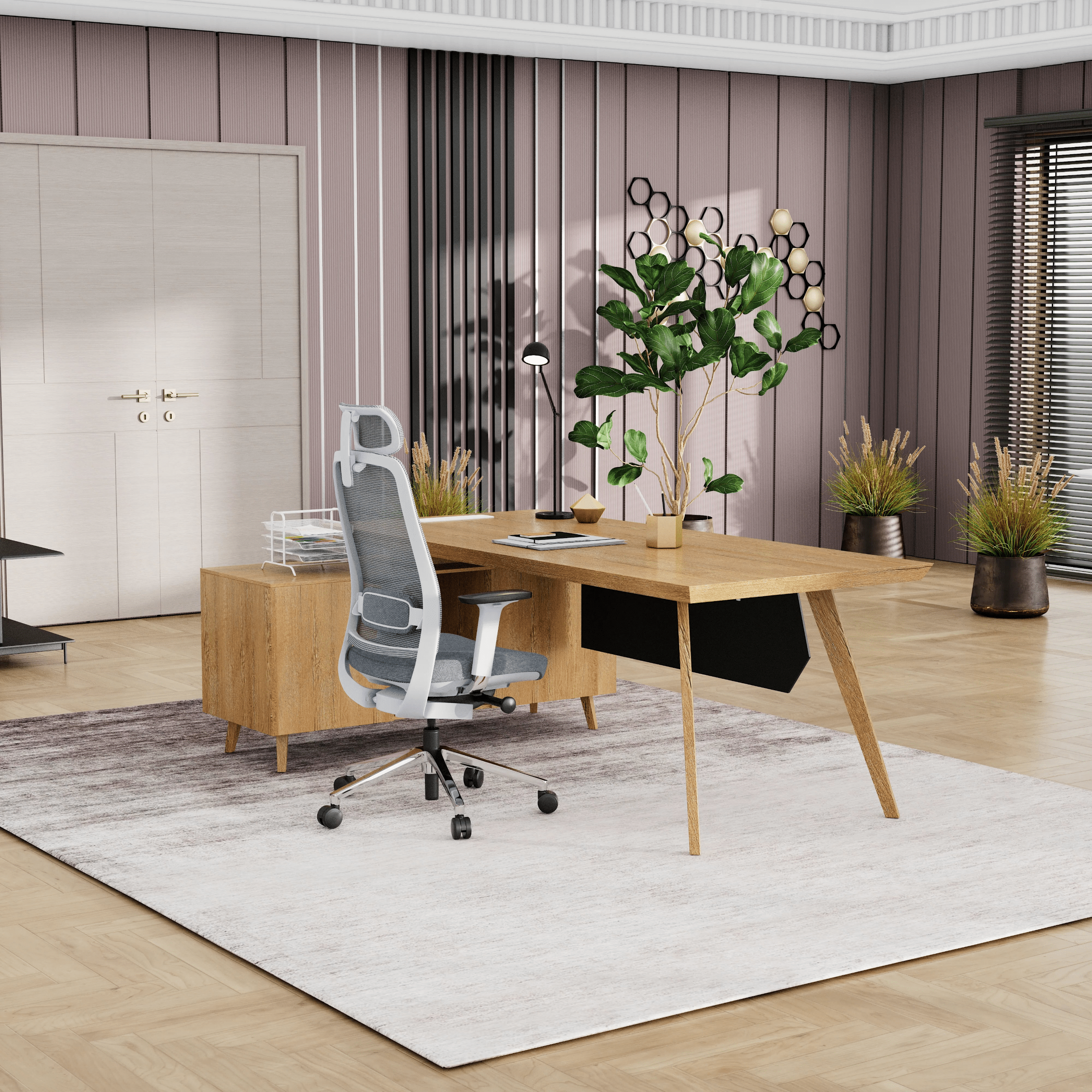 Granger · Modern L-Shaped Executive Desk