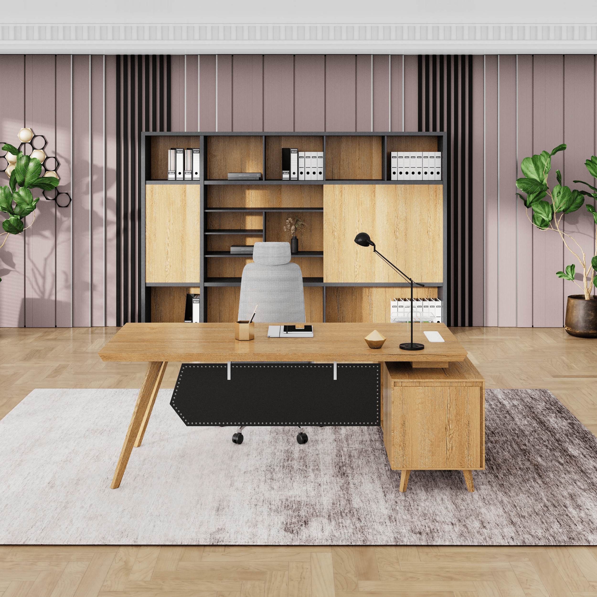Granger · Modern L-Shaped Executive Desk