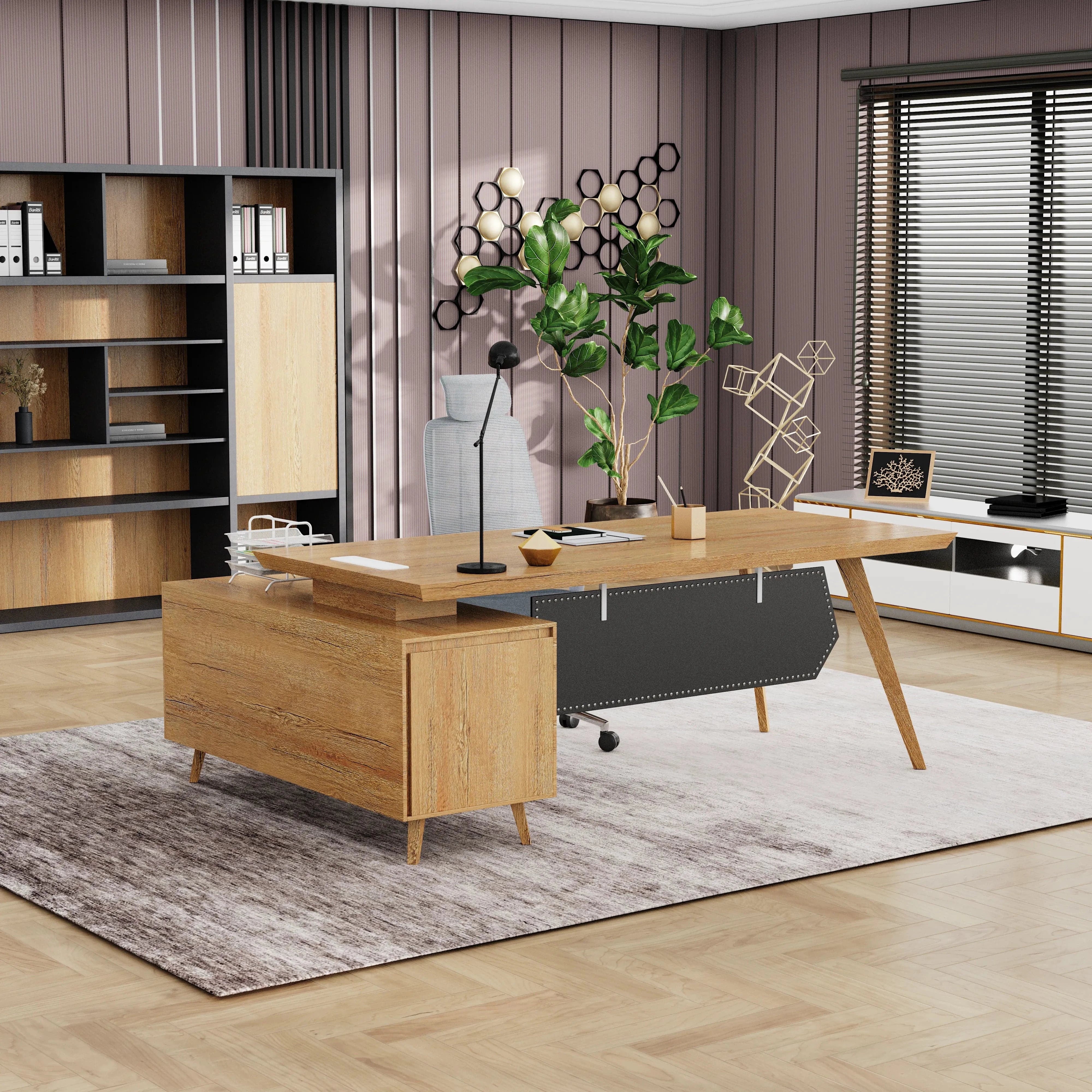 Granger · Modern L-Shaped Executive Desk