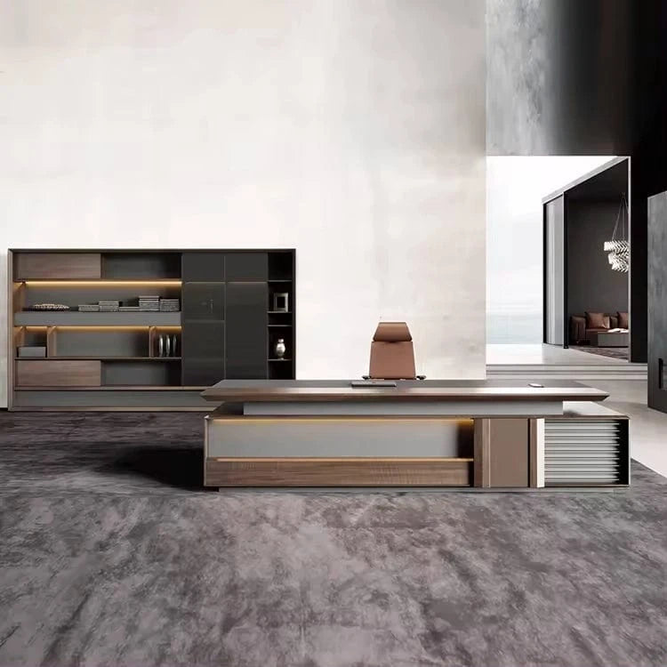 Hade · Modern L-Shaped Executive Desk