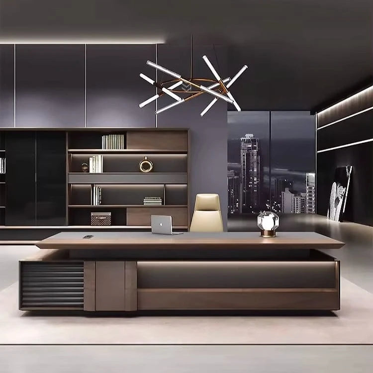 Hade · Modern L-Shaped Executive Desk