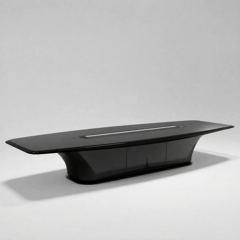Harmony · Conference Room Table — Glossy Black
