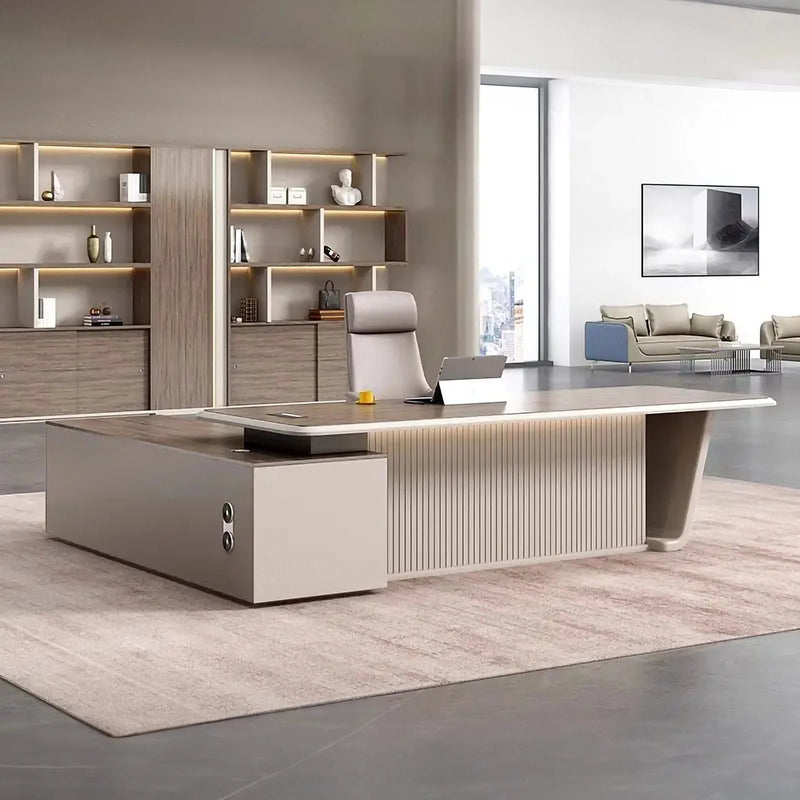 Hawk · Modern L-Shaped Executive Desk