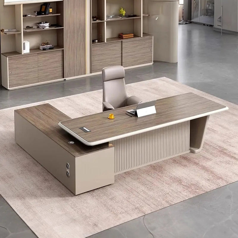 Hawk · Modern L-Shaped Executive Desk