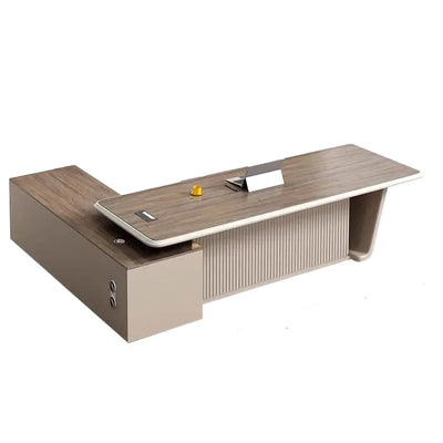 Hawk ยท Modern L-Shaped Executive Desk