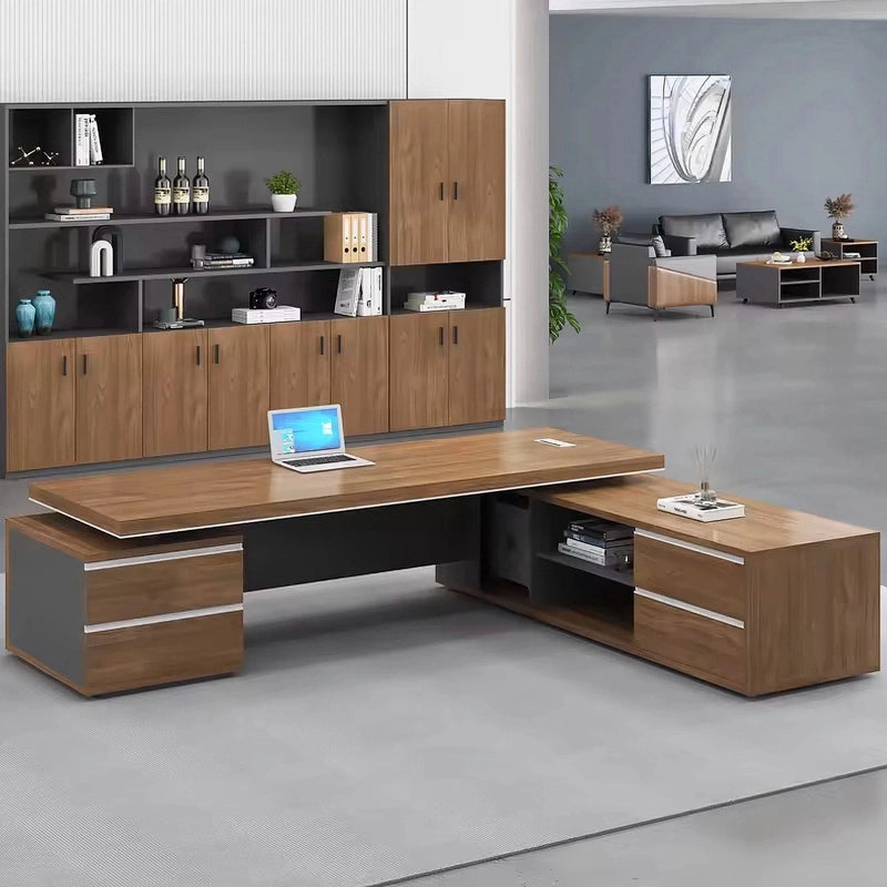 Helios ยท Modern L-Shaped Executive Desk