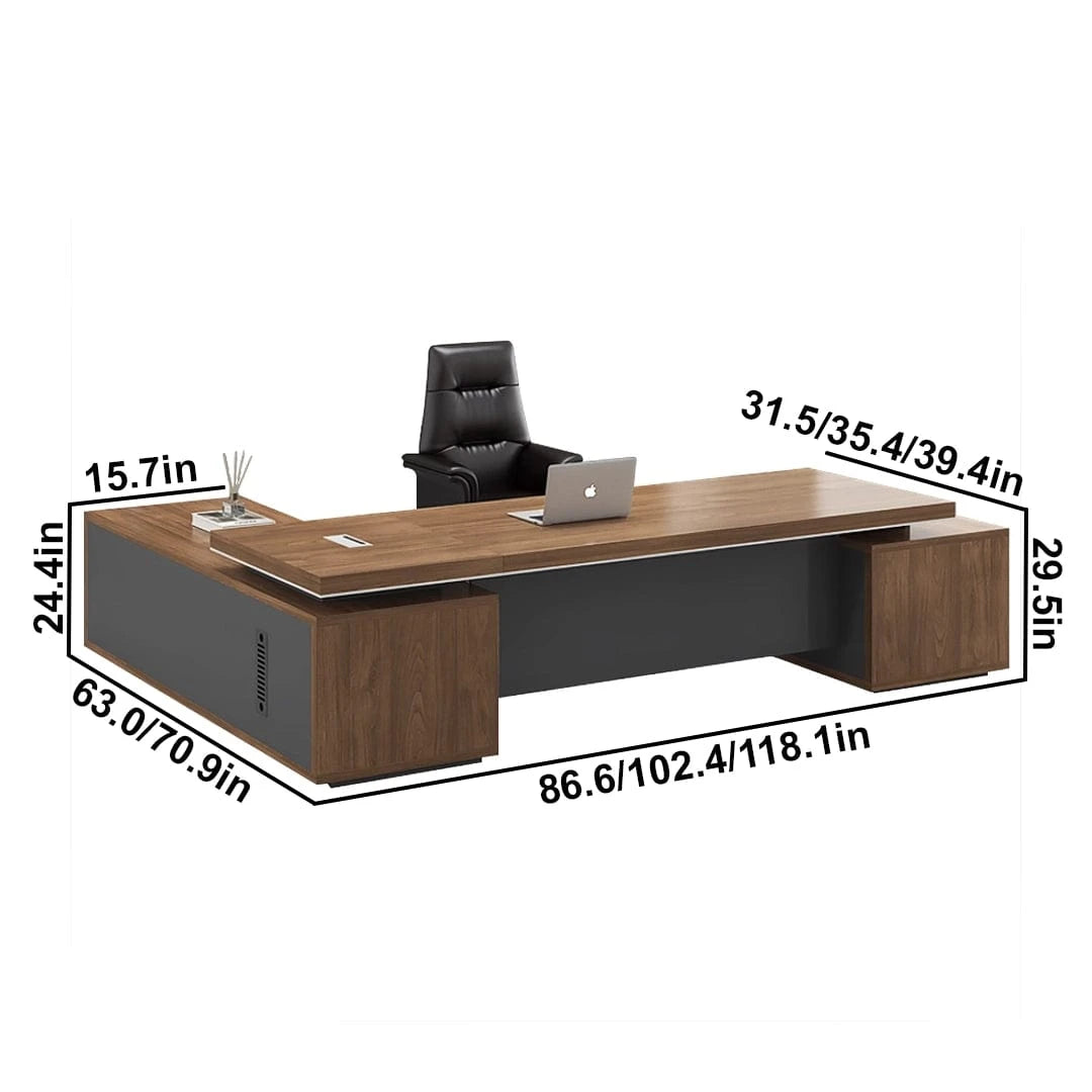 Helios ยท Modern L-Shaped Executive Desk