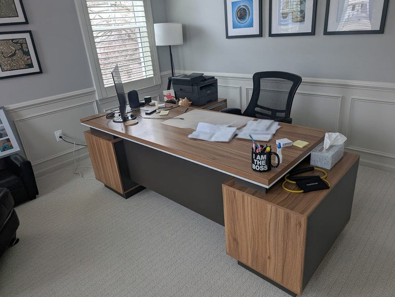 Helios ยท Modern L-Shaped Executive Desk