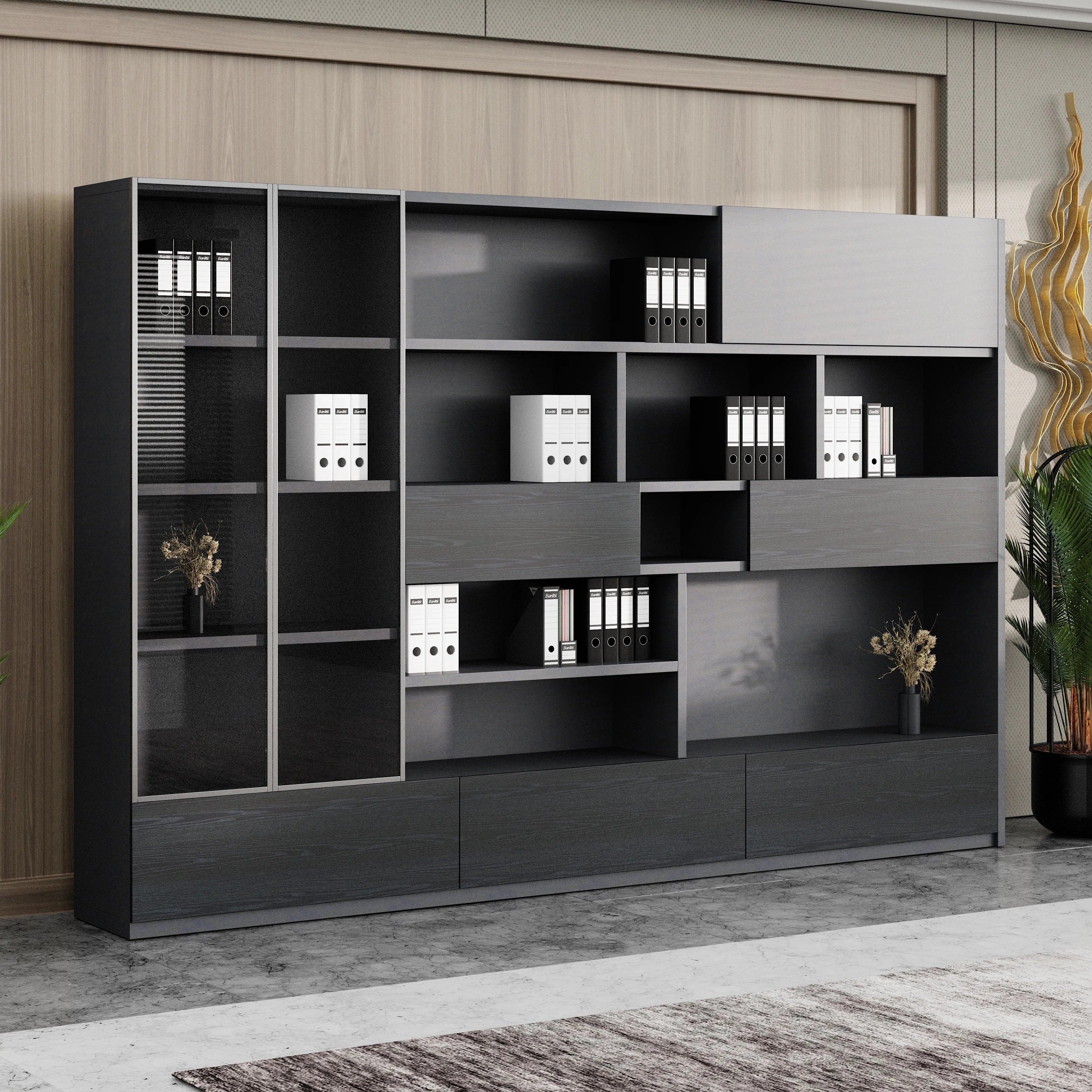 Helix ยท Office Library Wall Shelves