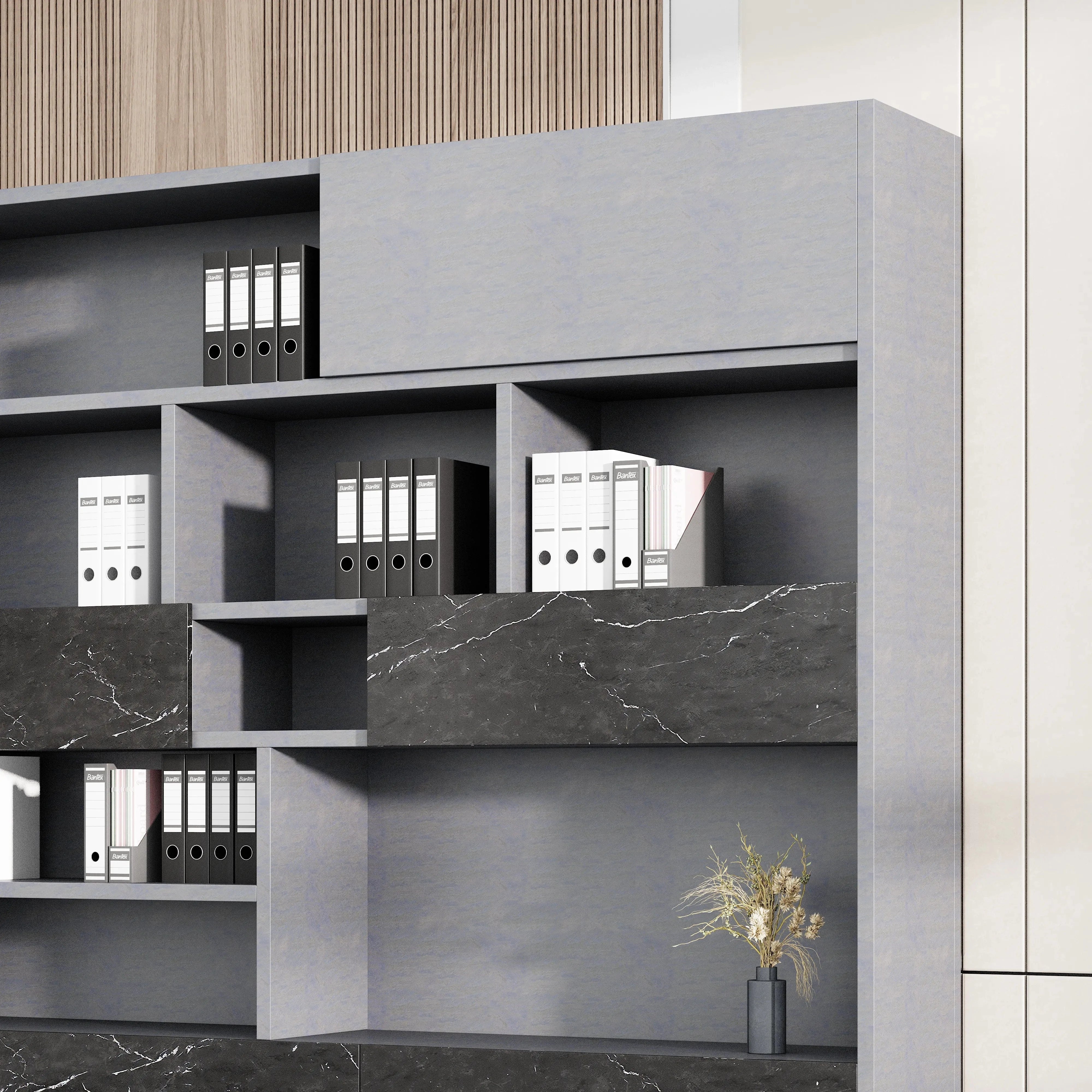 Helix ยท Office Library Wall Shelves