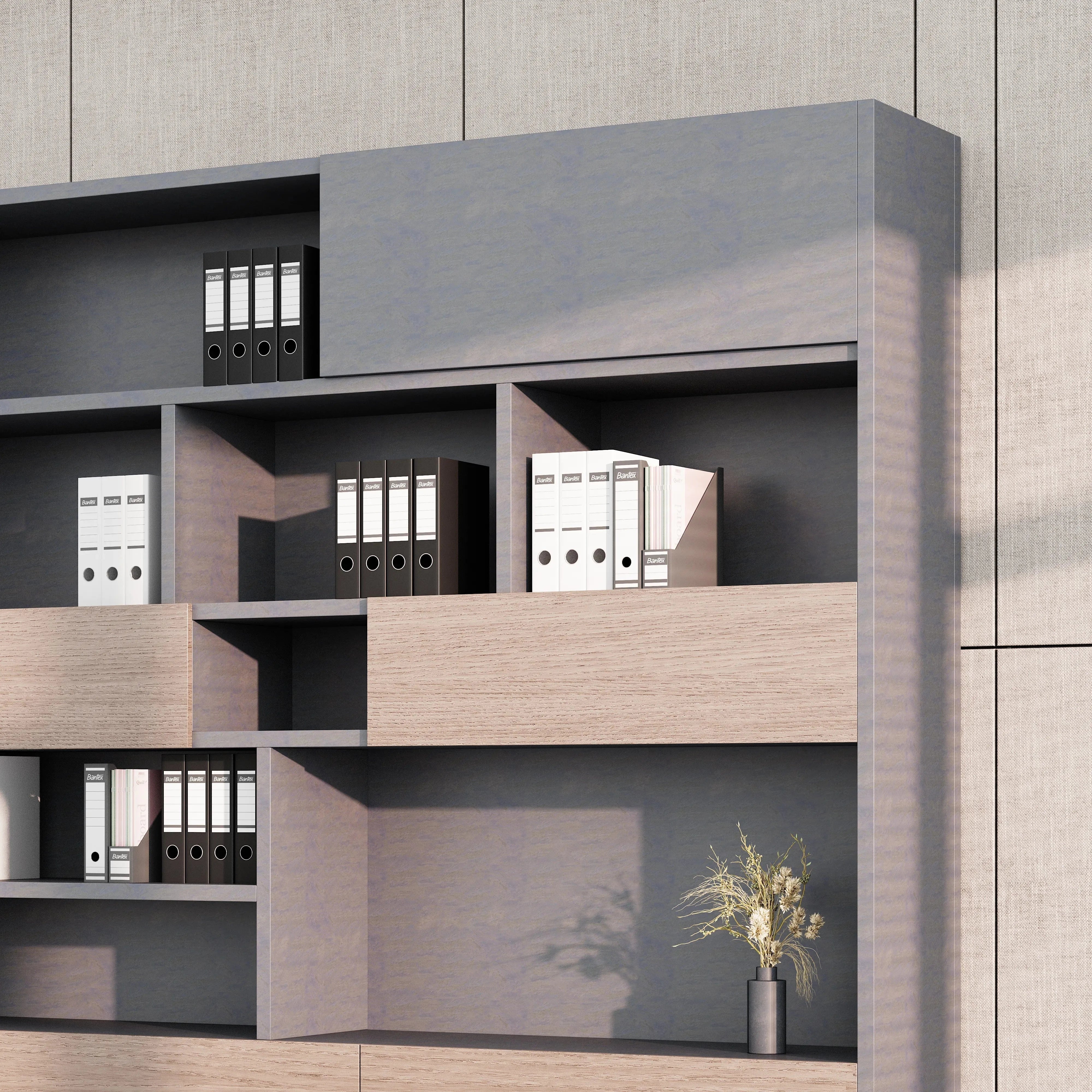 Helix ยท Office Library Wall Shelves