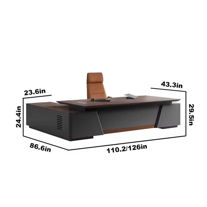 Hellen · Modern L-Shaped Executive Desk