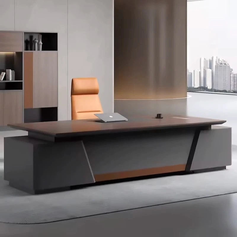 Hellen · Modern L-Shaped Executive Desk