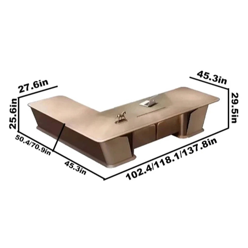Henry · Executive Desk w/ Mobile Storage