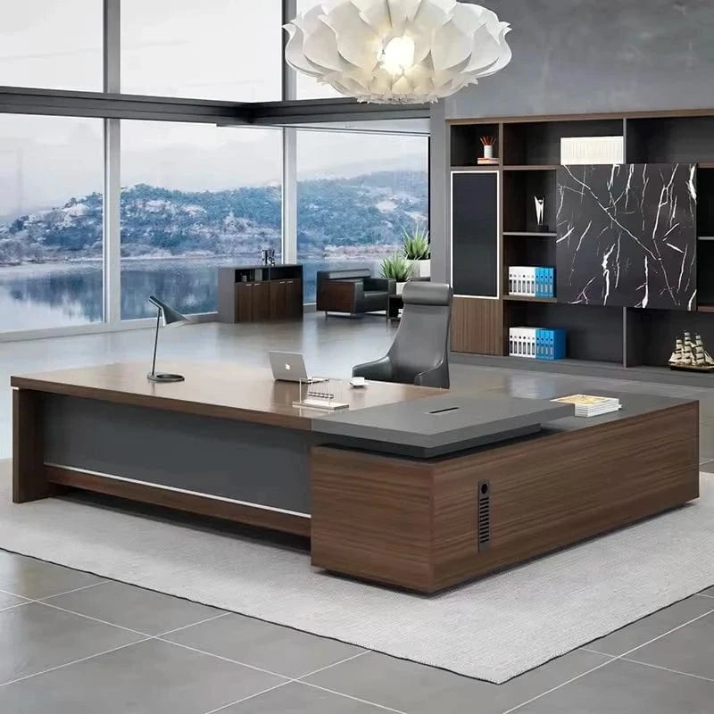 Hershey ยท Modern L-Shaped Executive Desk