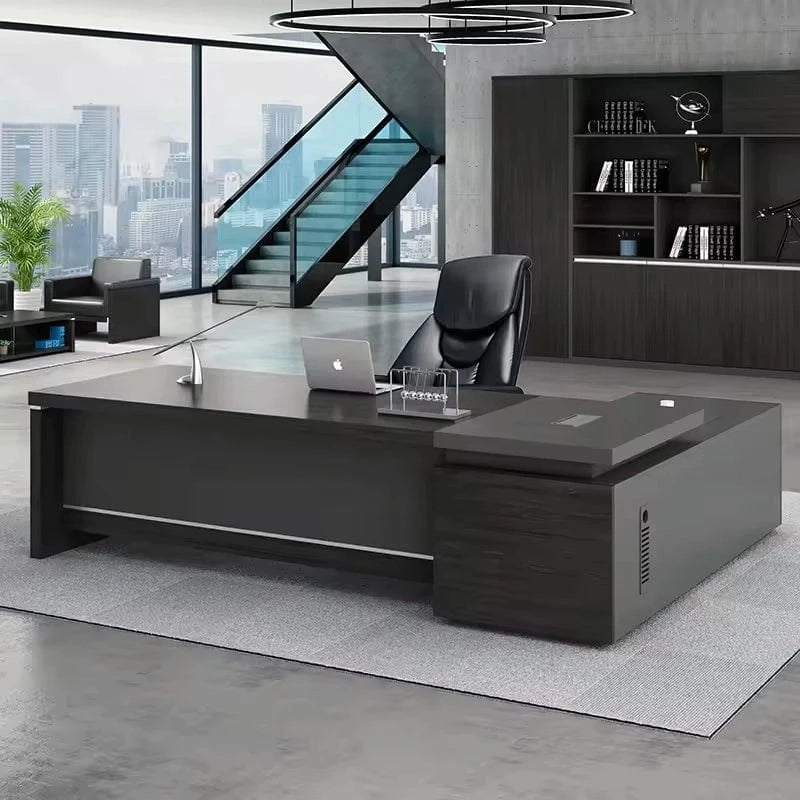 Hershey ยท Modern L-Shaped Executive Desk