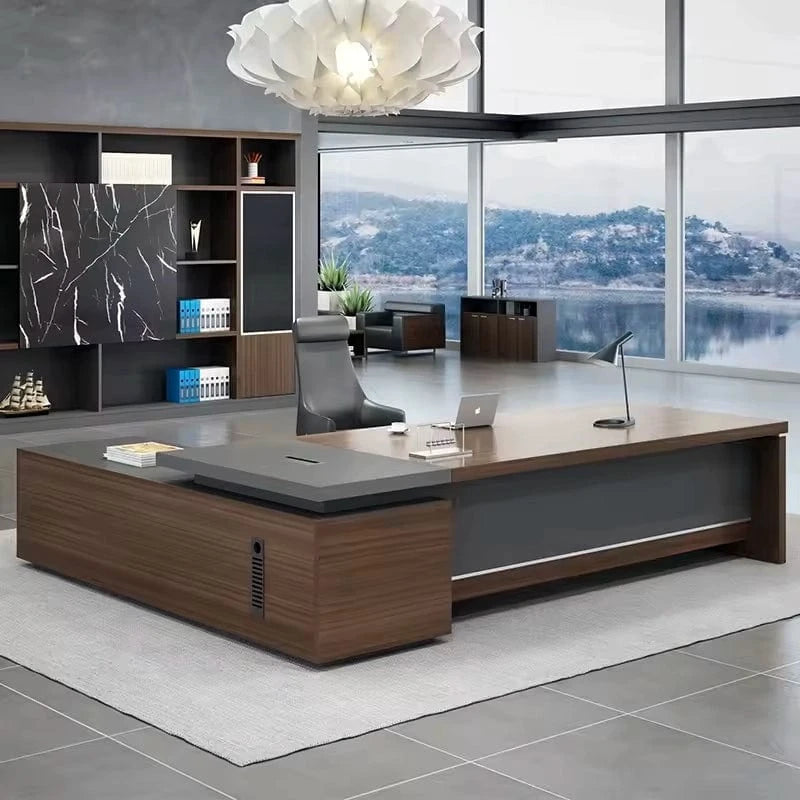 Hershey ยท Modern L-Shaped Executive Desk