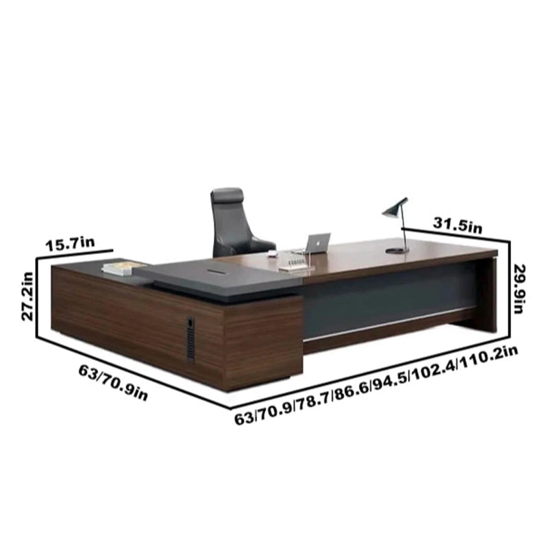 Hershey ยท Modern L-Shaped Executive Desk