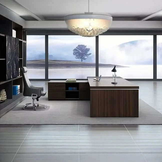 Hershey ยท Modern L-Shaped Executive Desk