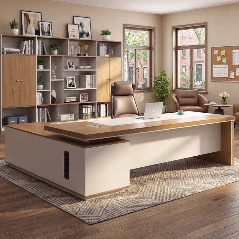 Lynx · Modern L-Shaped Executive Desk