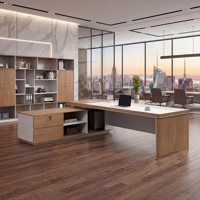 Lynx · Modern L-Shaped Executive Desk