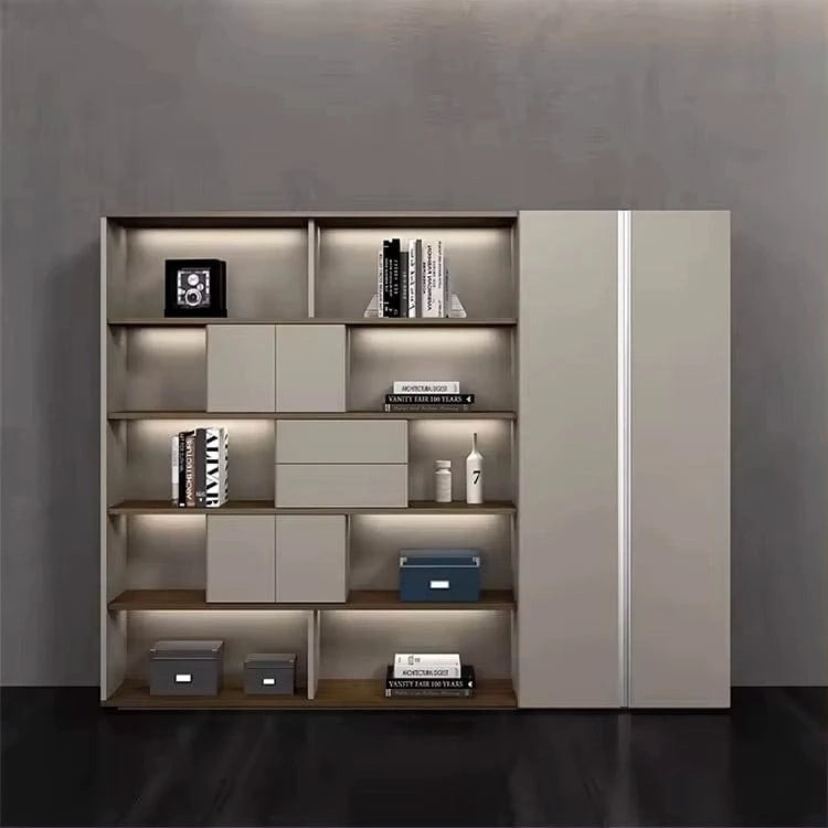 Hope · Office Shelves w/ Lighting & Storage