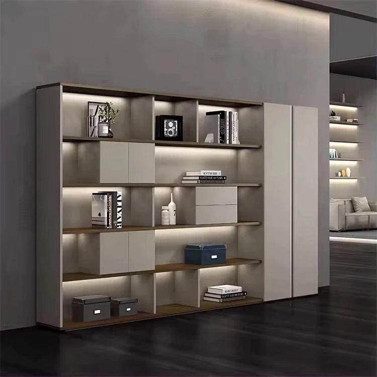 Hope · Office Shelves w/ Lighting & Storage