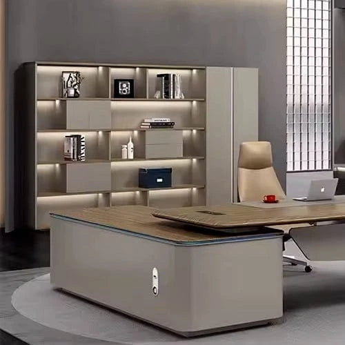 Hope · Office Shelves w/ Lighting & Storage