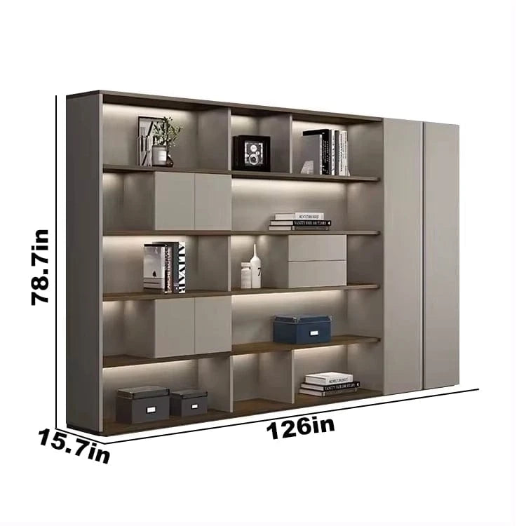 Hope · Office Shelves w/ Lighting & Storage