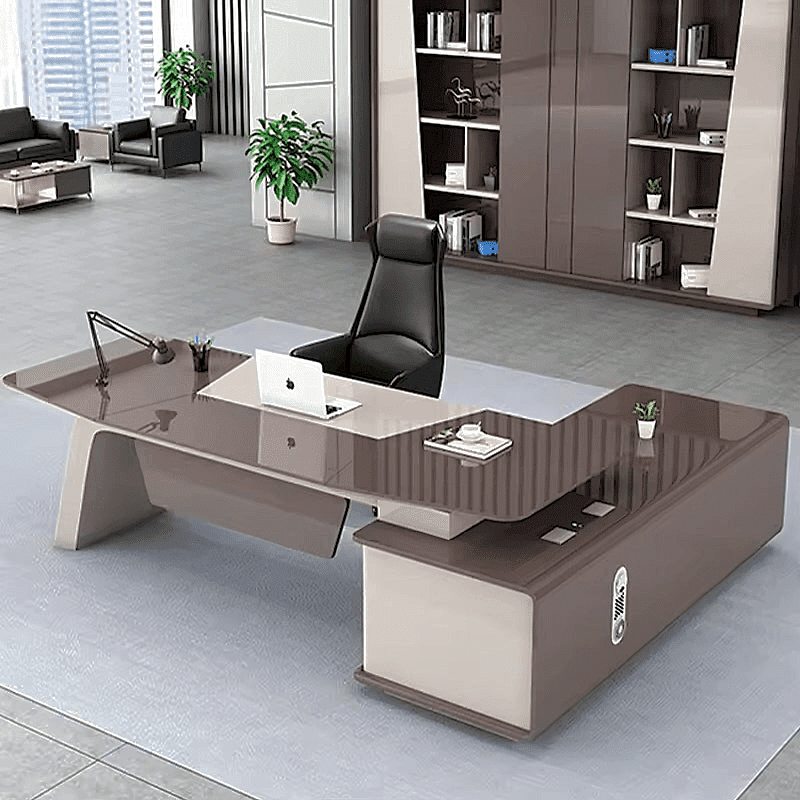Hugo · Modern L-Shaped Executive Desk