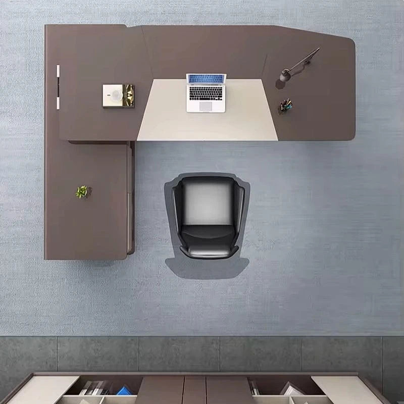 Hugo · Modern L-Shaped Executive Desk