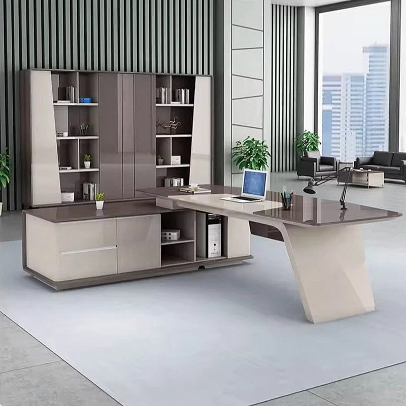 Hugo · Modern L-Shaped Executive Desk