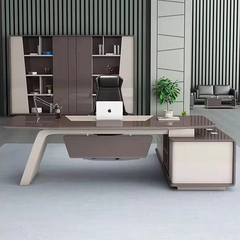 Hugo ยท Modern L-Shaped Executive Desk