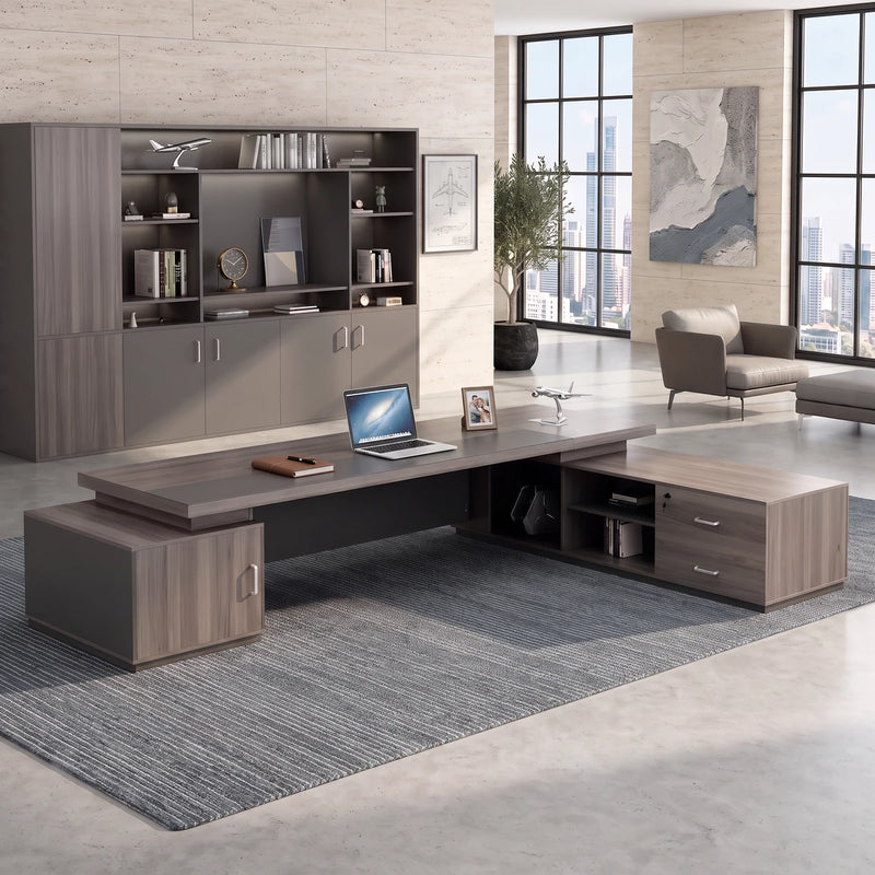 Eyer desk in a stone tower office with a city view, photo 3