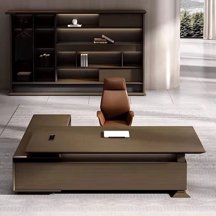 Ithaca ยท Modern L-Shaped Executive Desk