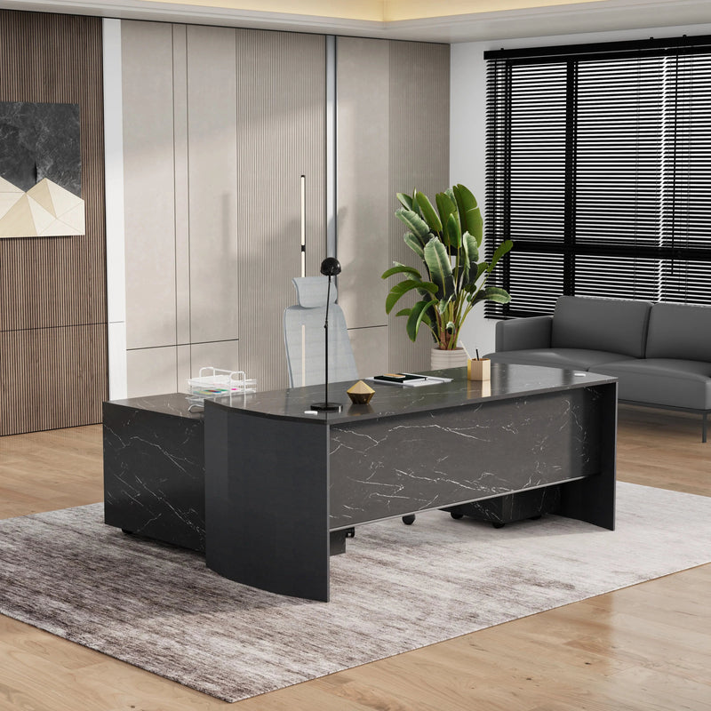 Jade · Executive Desk w/ Mobile Storage