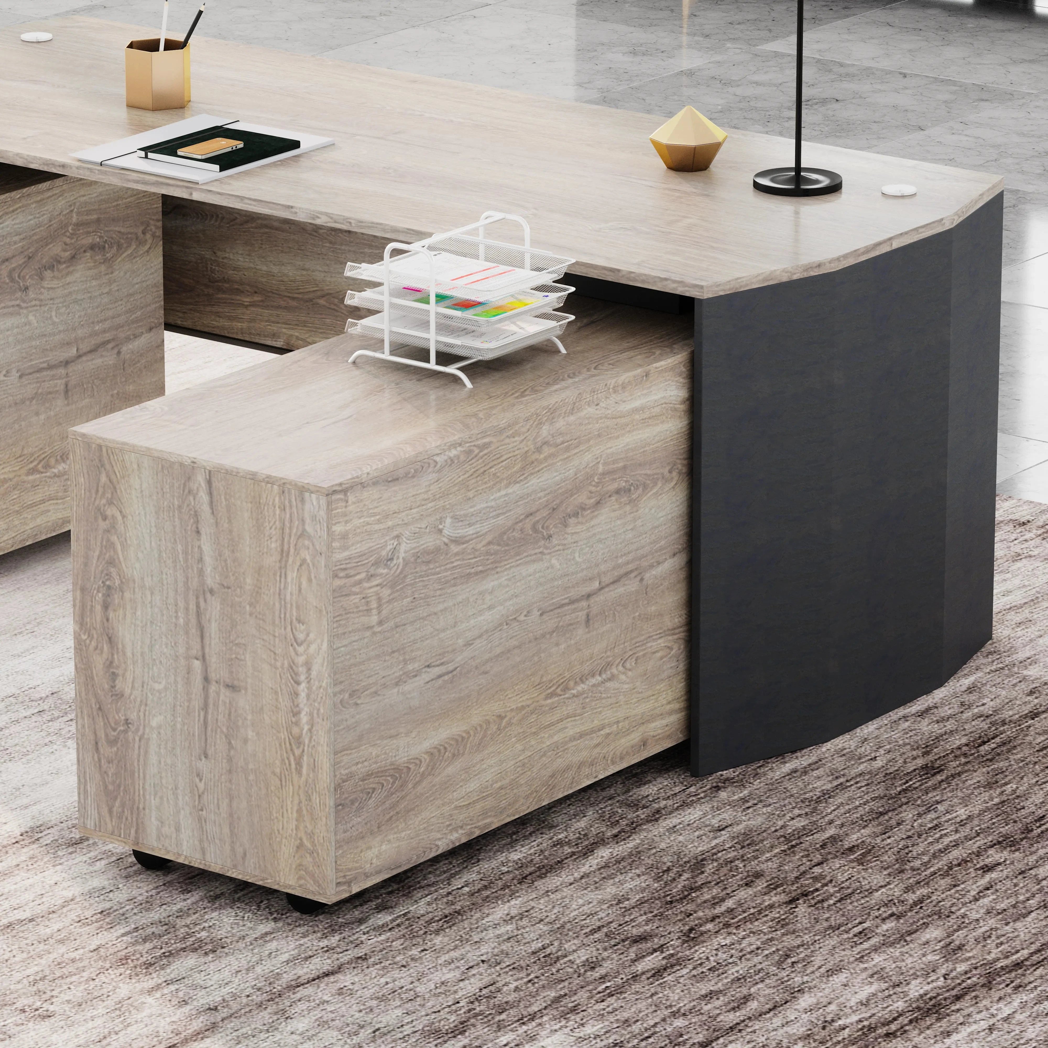 Jade · Executive Desk w/ Mobile Storage