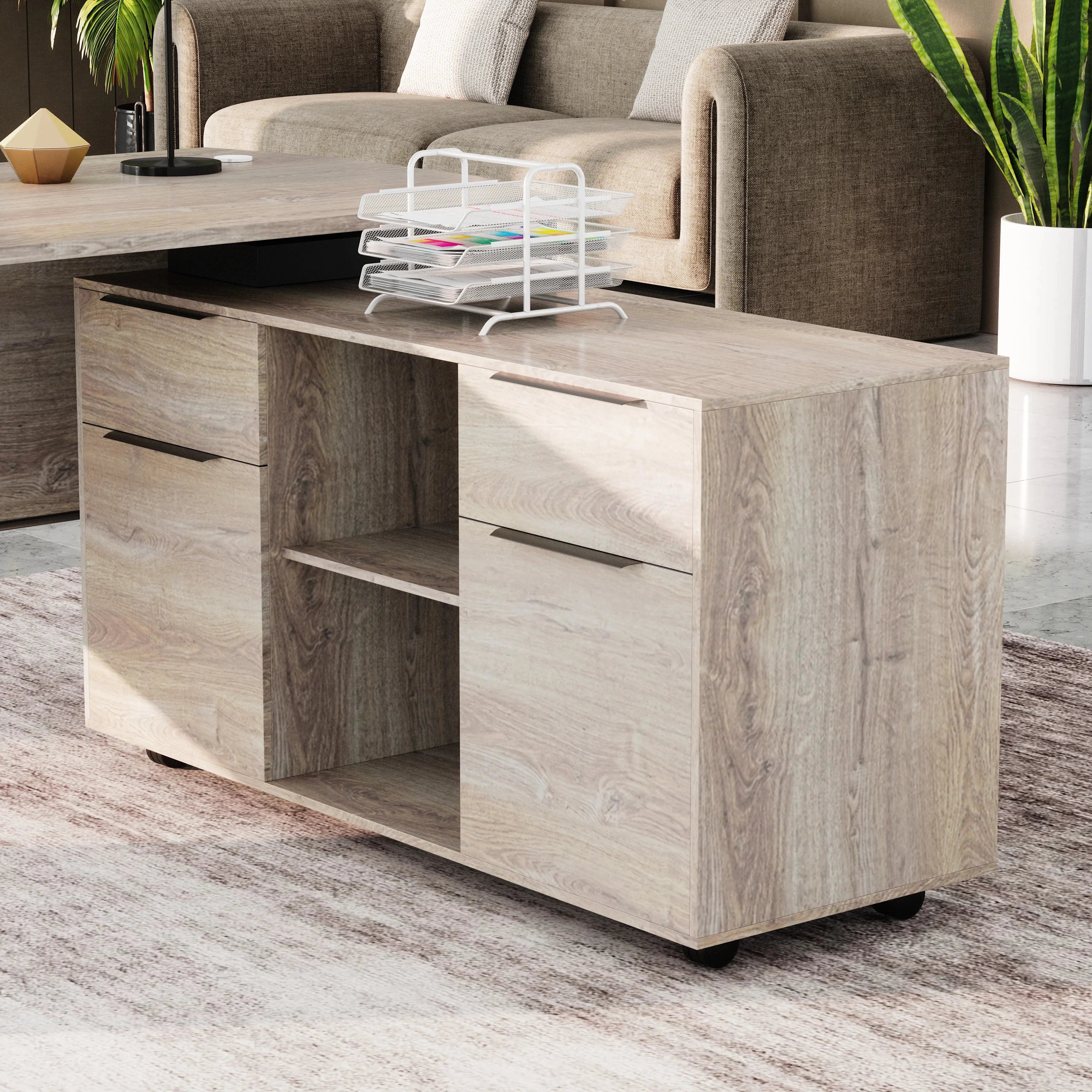 Jade · Executive Desk w/ Mobile Storage