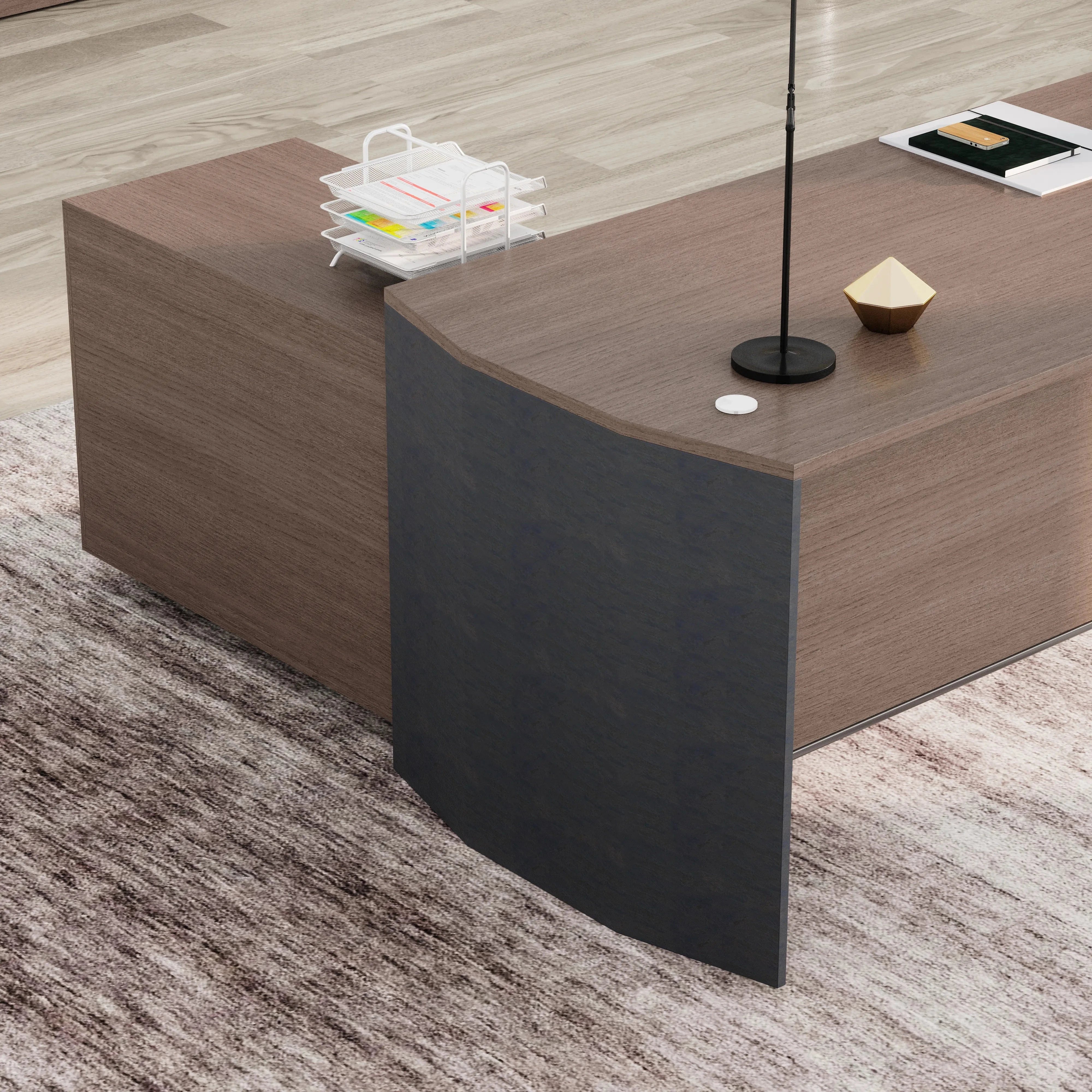 Jade · Executive Desk w/ Mobile Storage