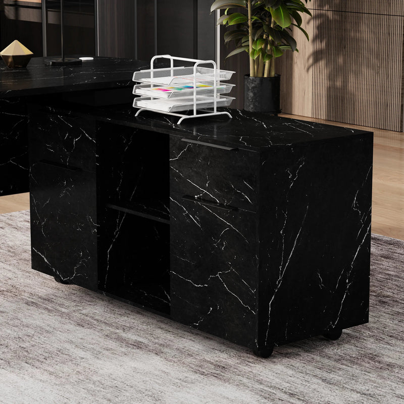 Jade · Executive Desk w/ Mobile Storage