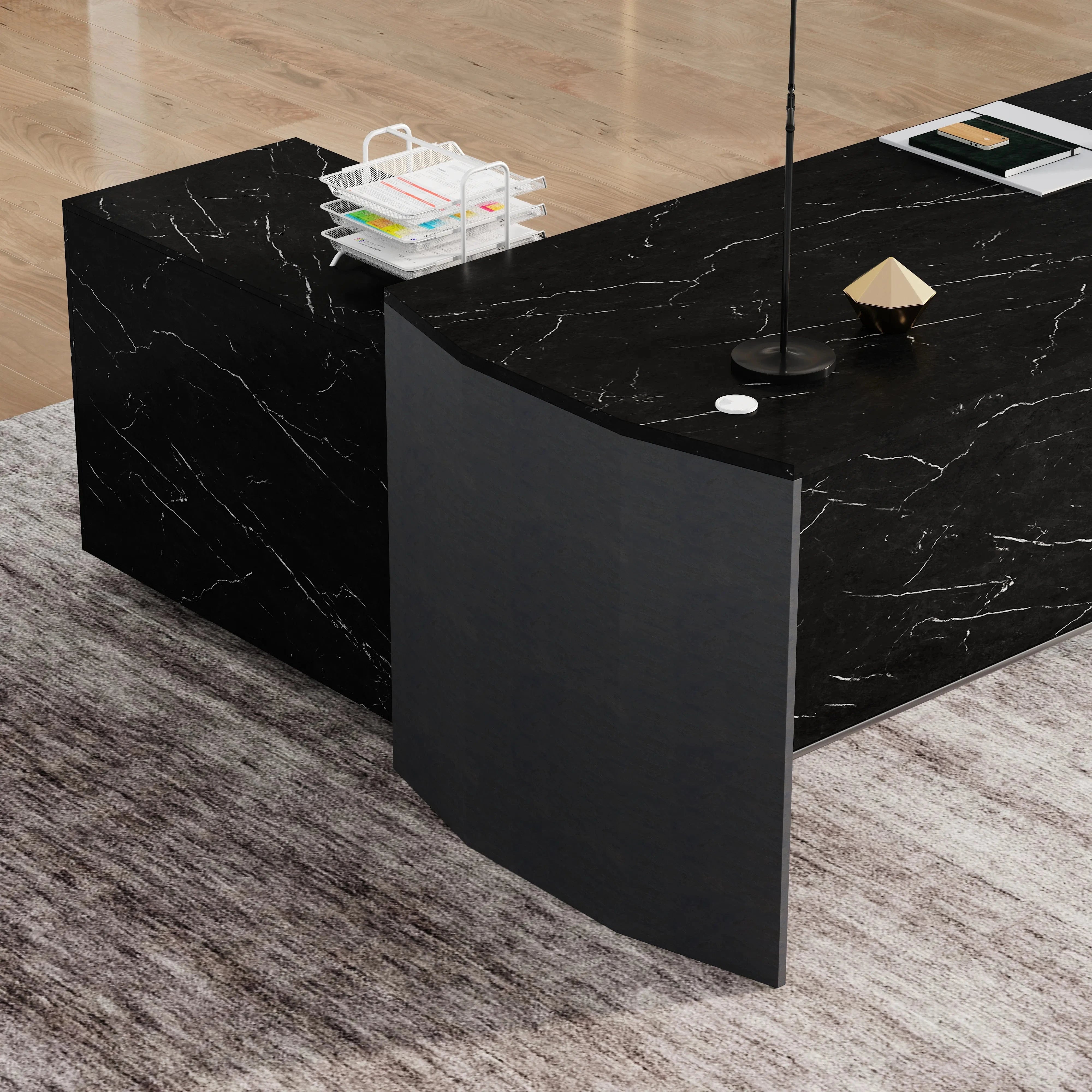 Jade · Executive Desk w/ Mobile Storage