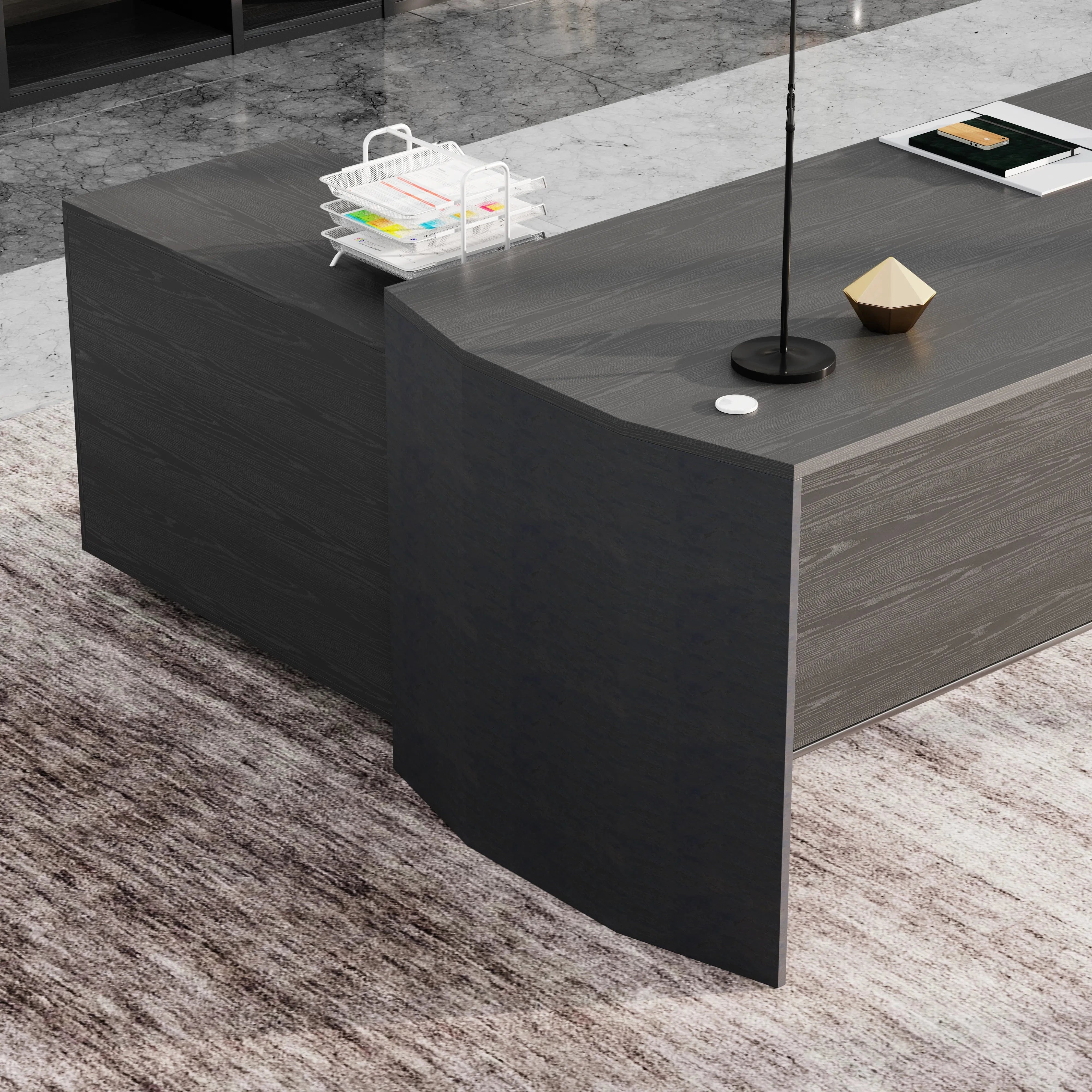 Jade · Executive Desk w/ Mobile Storage