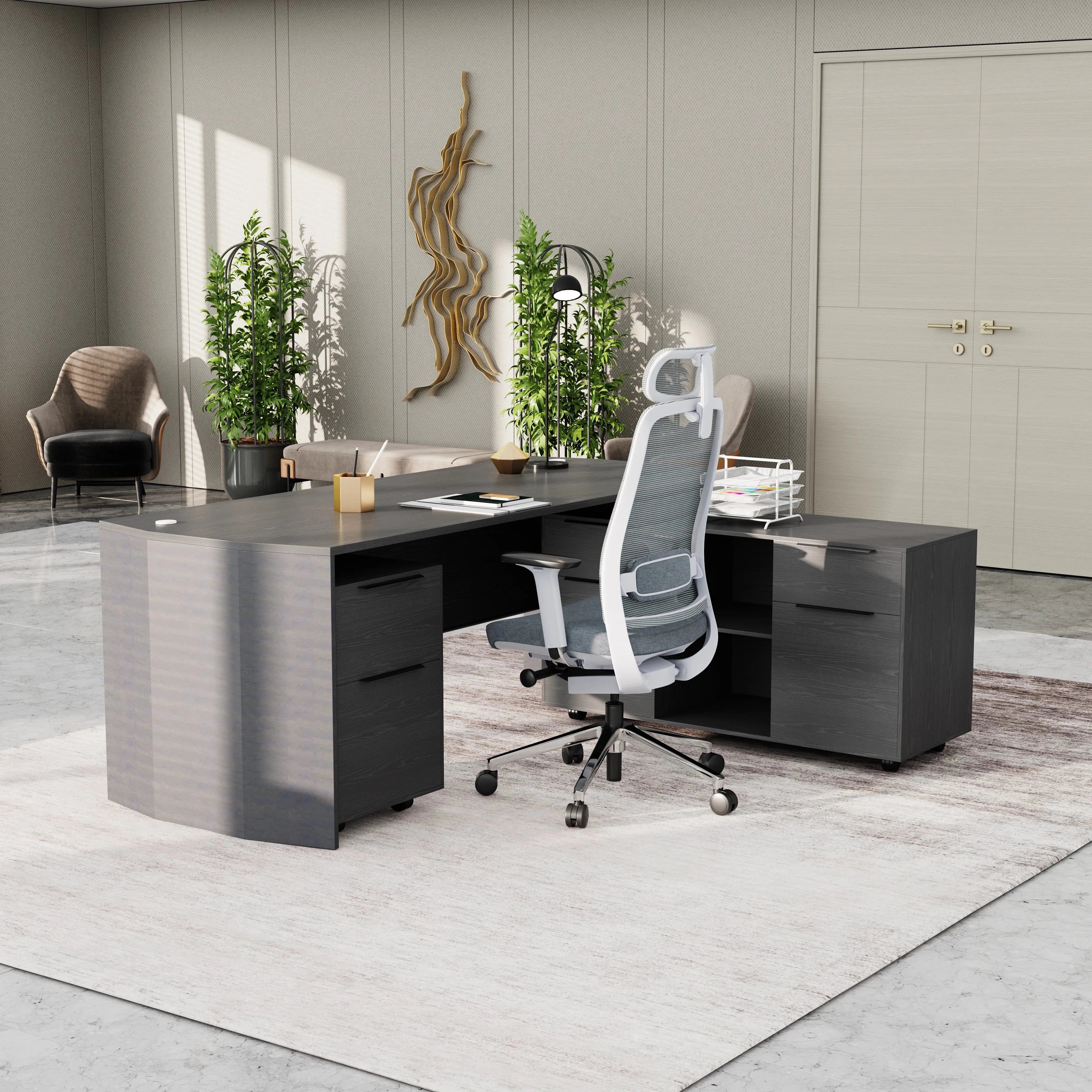 Jade · Executive Desk w/ Mobile Storage